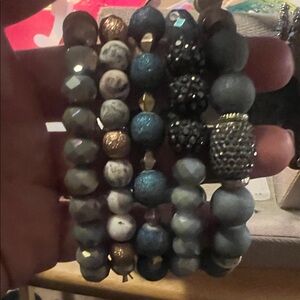 Elegant Beaded Bracelet Set